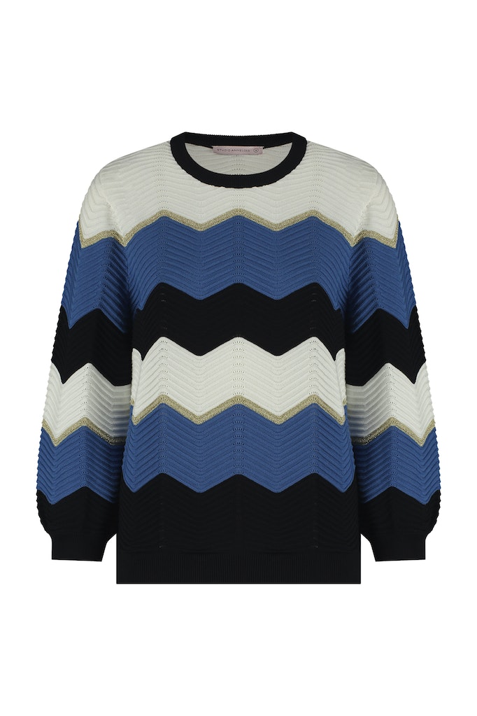 Isa zigzag ajour pullover - Dames